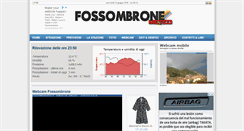 Desktop Screenshot of fossombronemeteo.it