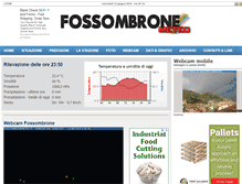 Tablet Screenshot of fossombronemeteo.it